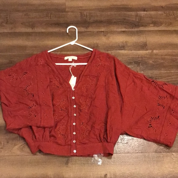 Burnt orange hobo top - Picture 4 of 5